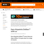 10x Airpoint Dollars Storewide (Exclusions Apply) @ Mitre 10