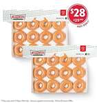 [Auckland] 24 Original Glazed Doughnuts for $28 + $15 Delivery ($0 C&C) @ Krispy Kreme (Online Only)