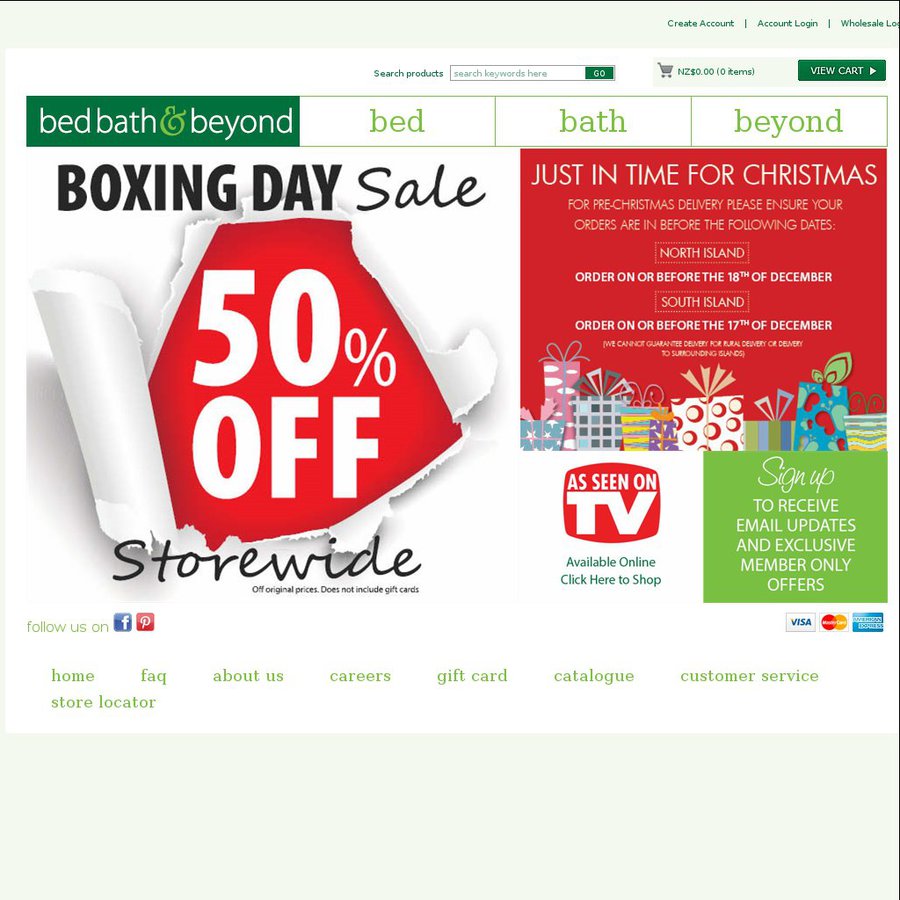 Bed Bath & Beyond Boxing Day Sale: 50% Off Storewide + 60% Off Certain ...