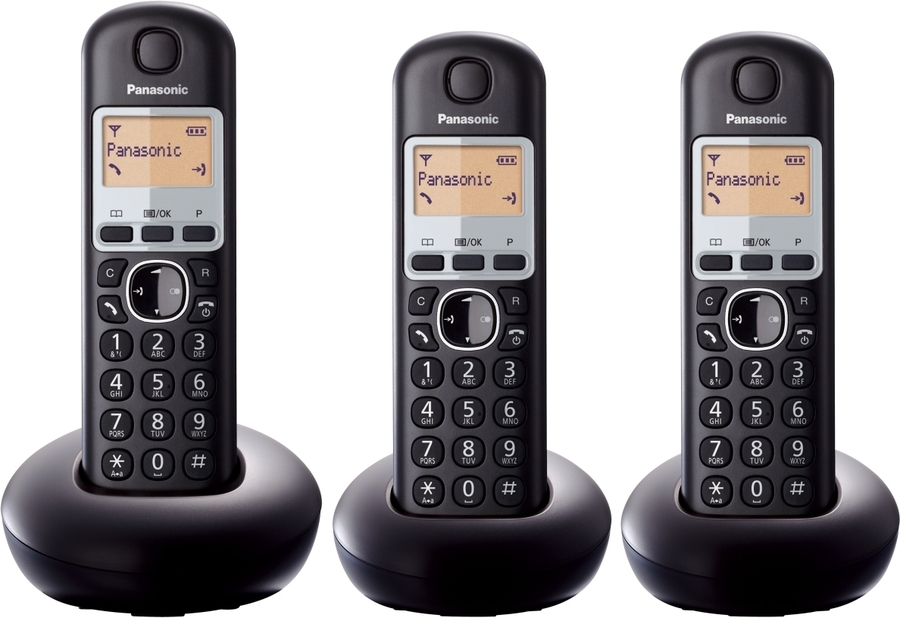 Panasonic Triple Handset Cordless Phones 33 (after 20 Cash Back & 5