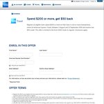 American Express - Spend $200 and Get $50 Credit @ American Express Travel