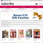 isubscribe - Make a $1 Purchase - Get a $10 Voucher