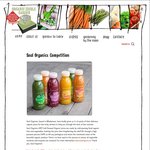 Win 1 of 2 x 6-Packs of Soul Organic Juices from Organic Edible Garden