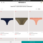 Calvin Klein Women's Knickers/Underwear 50% off ($14.99 a pair) @ North Beach