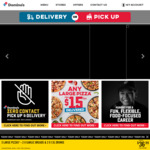 40% off Large Gourmet or Traditional Pizzas @ Domino's