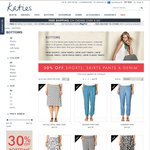Katies 30% off Shorts, Skirts, Pants & Denim. Spend AUD $100 or More Get Free Shipping