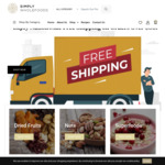 Free Nationwide Delivery with $80 Spend @ Simply Wholefoods