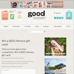Win a $250 Palmers Gift Card from Good Mag