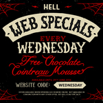 Free Chocolate Cointreau Mousse (Usually $4.50) Every Wednesday (Min Order $20) @ Hell Pizza