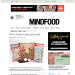 Win a Proper Crisps Prize Pack (Worth $250) from Mindfood