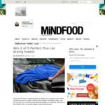 Win 1 of 5 Perfect Plus Car Drying Towels from Mindfood
