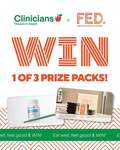Win 1 of 3 $1,000 FED. Voucher, 2x Clinicians Cholesterol Care⁠+ $100 to Spend on The Clinicians Website⁠ from Clinicians