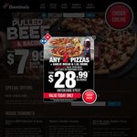 Domino's Beat The Clock - 40/30/20% off - 2/03/16 Only