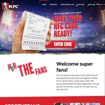 Win 2 Tickets to a Super Rugby Game, Food Coupons, from KFC