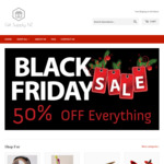 50% Off Entire Range at Gift Supply NZ - Black Friday Sale