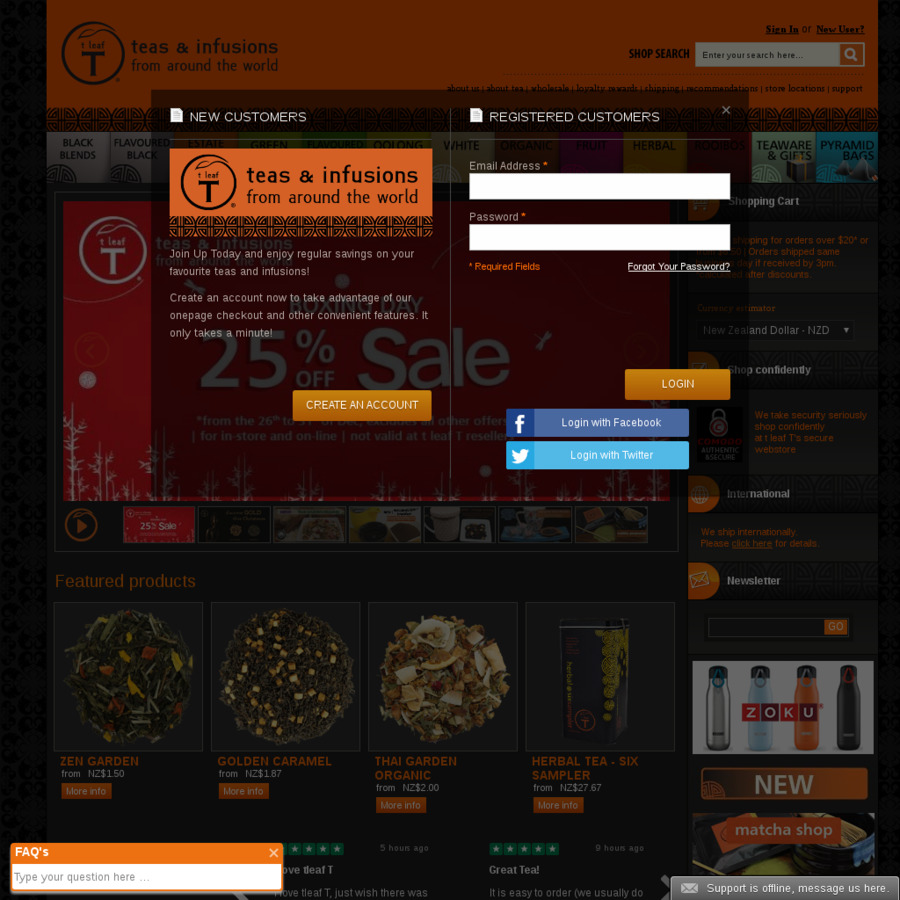 T leaf t coupon