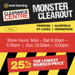 25 off Lowest Marked Prices at Noel Leemings Clearance Center in Store Only ChoiceCheapies
