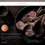 Free Leg of Lamb Valued at $50 When Spending $150 (Excludes Gift Cards) + $0 Shipping / $10 CC @ Pure South