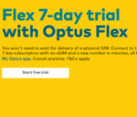 Optus Flex Prepaid eSIM: $0 for the First 7-day Subscription (then Plans from $7 for 7GB for 7 Days) @ Optus (Australia)