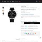 Tommy Hilfiger Black Leather Men's Watch 1710381 A$227.04 Delivered @ Arktastic