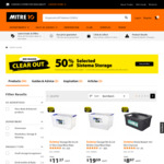 50% off Selected Sistema Storage (Excludes Recycled Storage & Bin Clips) @ Mitre 10