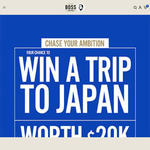 Win a Trip to Japan Worth $20k from Boss Coffee (Purchase Required)