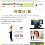 Win a Pair of Olivia Jeans from Love Premium Denim, (Valued at $289) from Mindfood