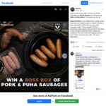 Win a 'Boss Box' of Pork and Puha Sausages from NZ Pork