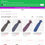 Extra 20% off Sale; Men's Select Ties $3.99 ea. (Was $29.99) @ Hallensteins (Free Click & Collect; $6.95 Delivery)