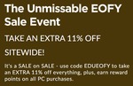 Extra 11% off Sitewide @ Lenovo Education Store