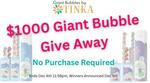 Win 1 of 10 TINKA Giant Bubble Kits ($1000 worth to give away) @ Giant Bubbles