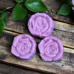 3x Hand Made Soaps (Roses - Pink or Blue) $6 (Was $12) + $9 Shipping ($14 Rural) @ NZ Ayva