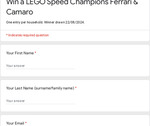 Win a LEGO Speed Champions Ferrari & Camaro Combo @ Brick Store