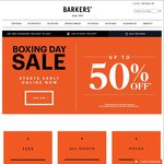Barkers Clothing - Boxing Day Sale (Up to 50% off)