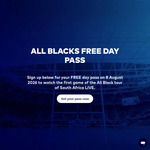 Free Sky Sport Now Day Pass for August 8th (Usually $29.99) @ Sky Sport Now