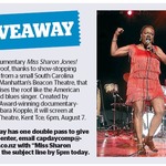 Win a Double Pass to Miss Sharon Jones!, Aug 7, from The Dominion Post (Wellington)