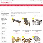 Outdoor Furniture Additional 50% off Clearance Price @ The Warehouse