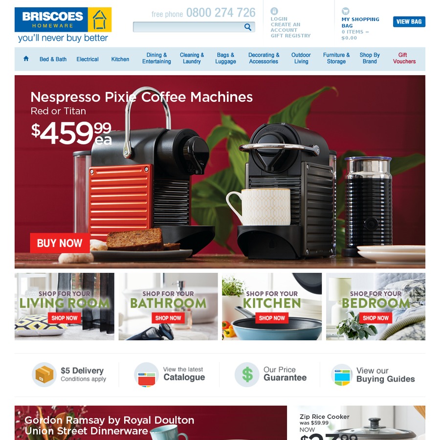 Briscoes Free Delivery ChoiceCheapies