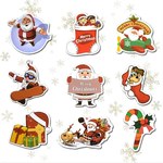 25pcs Merry Christmas Santa Claus 3D Carton Bubble Waterproof Sticker $1.99 USD (~ $3 NZD) Delivered @ FUNYROOT