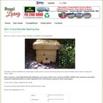 Win a Hand-Crafted Bumble Bee Nesting Box from Rural Living
