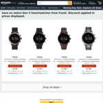 Fossil Gen 5 Smartwatches A$179 + Free Shipping @ Amazon AU