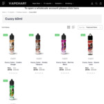 $5 off with No Minimum Purchase & Cuzzy Vape 60ml  Only $9.90 down from $30