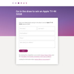 Go in The Draw to Win an Apple TV 4K 32GB