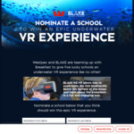 Nominate a School (YR 5-10) to give them the chance to Win 1 of 5 BLAKE NZ-VR Experiences @ Breakfast