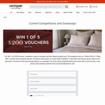 Win 1 of 5 $200 Vouchers from Canningvale