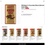 FreshChoice: Whittaker's Chocolate Block 250g $4.66 + Fees @ Uber Eats