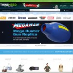 ThinkGeek 25% off Store Wide, or 30% off USD$50+ Spend + Free Shipping on $200+ Spend