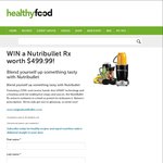Win a Nutribullet Rx (Worth $499.99) from Healthy Food