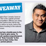 Win a Double Pass to The Wellington Raw Comedy Quest from The Dominion Post