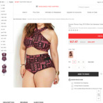 Plus Size Sexy 2PCS Bikini Set Swimwear Underwire Bathing Wear for US $16.47 (~NZ $25.50) with Free Shipping @ Kim Curvy